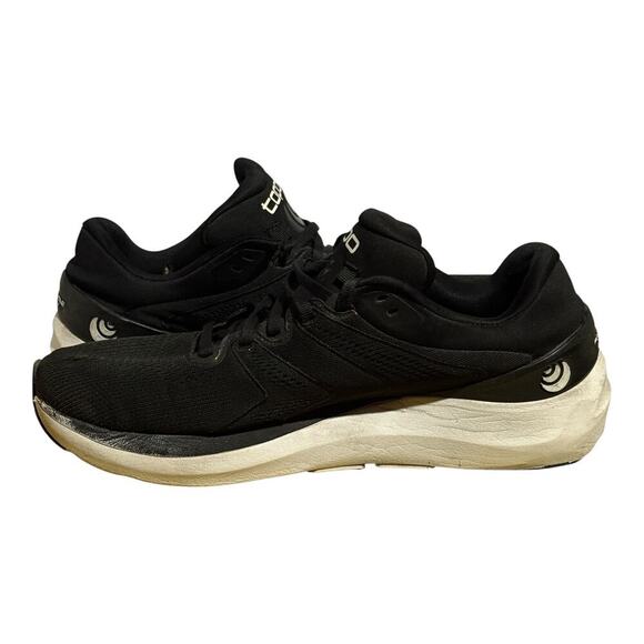 Topo Athletic Phantom 2 Black Running Shoes Men's Size 10 Cushioned Zipfoam - Picture 6 of 8